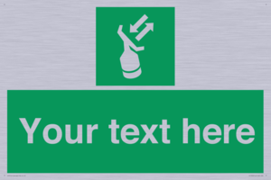 Custom sign safe condition Search and rescue transponder